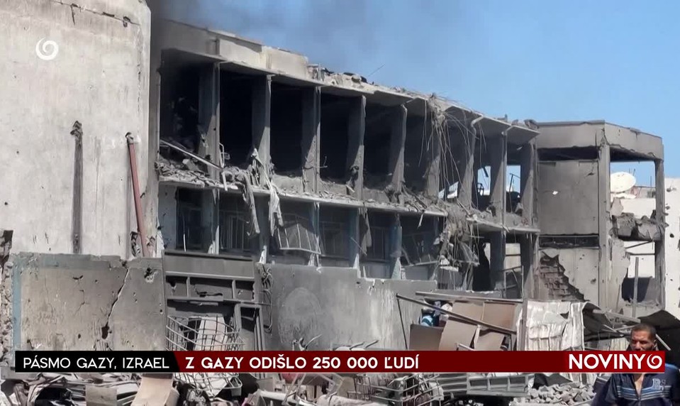 Z GAZY ODIŠLO 250 000 ĽUDÍ