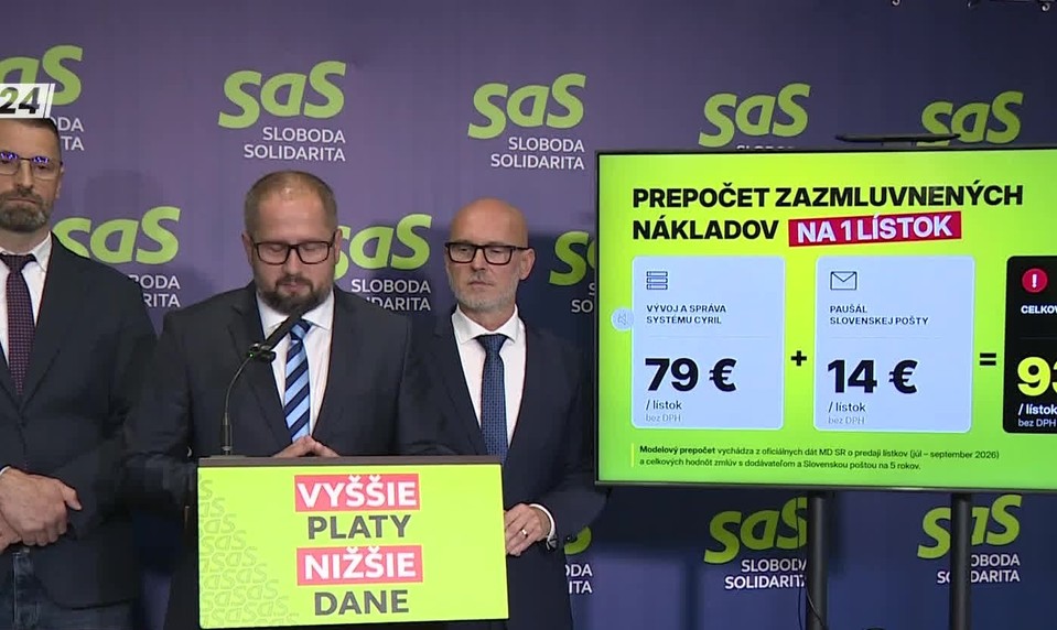 Tlačová beseda strany SaS: Štát prerába milióny