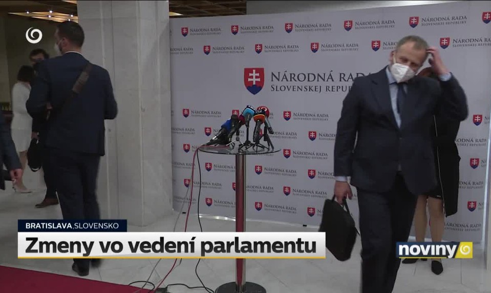 Zmeny vo vedení parlamentu