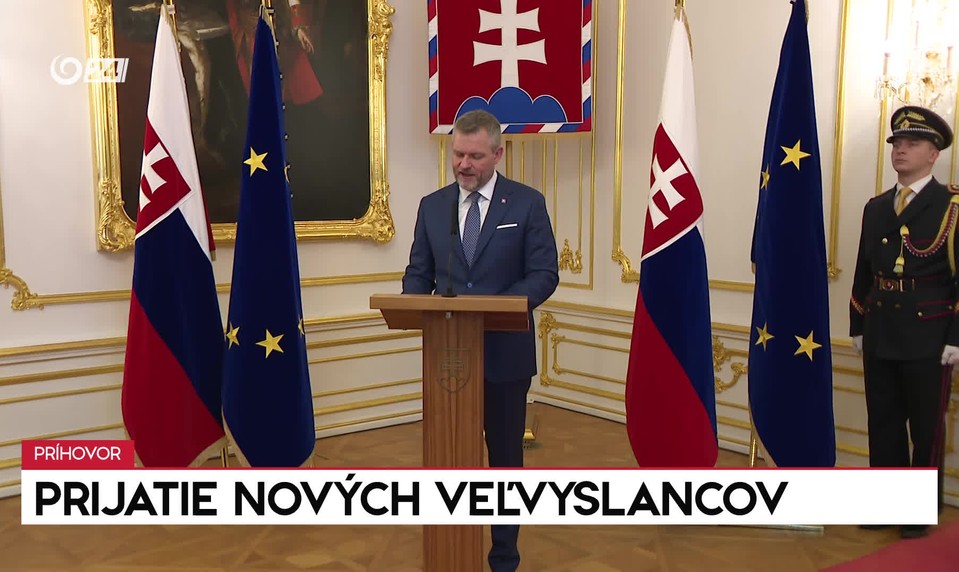 Príhovor prezidenta Pellegriniho pri prijatí nových veľvyslancov