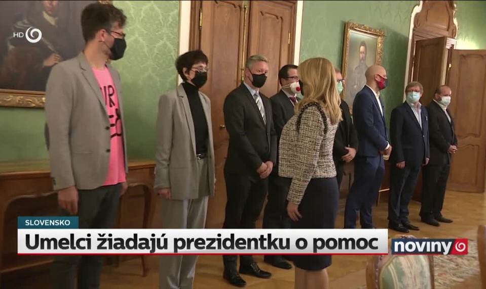 Umelci žiadajú prezidentku o pomoc