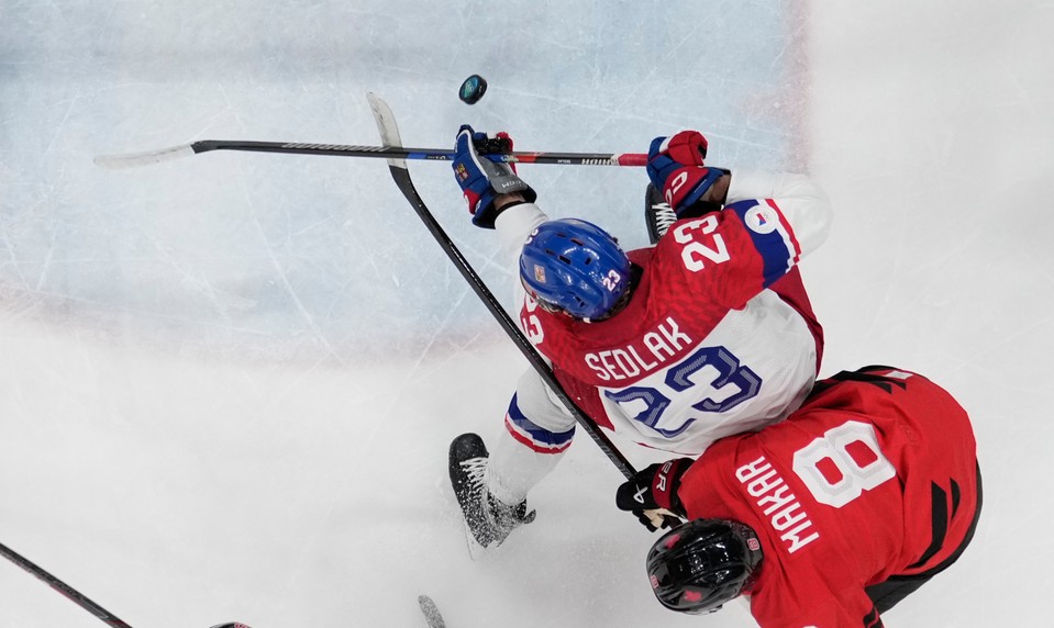 Česko vyhráva nad Kanadou 2:1