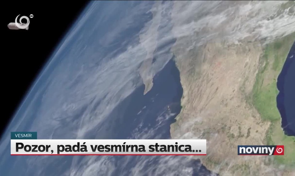 Pozor, padá vesmírna stanica...