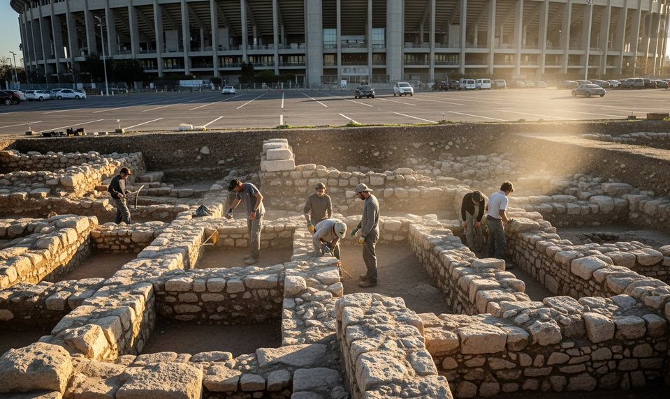 Pod parkoviskom pri štadióne objavili 1300-ročný komplex. Archeológov prekvapil svojou veľkosťou