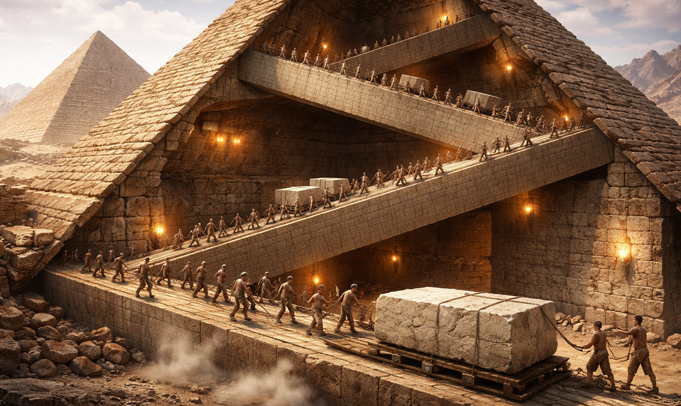 Waleský inžinier tvrdí: Pyramídy stavali úplne inak