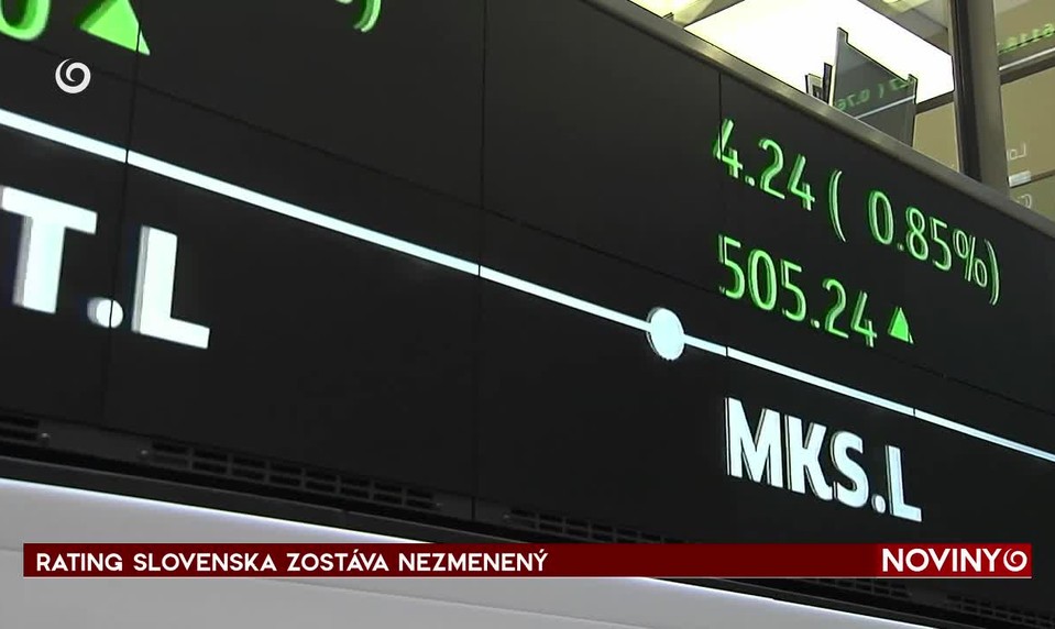 RATING SLOVENSKA ZOSTÁVA NEZMENENÝ
