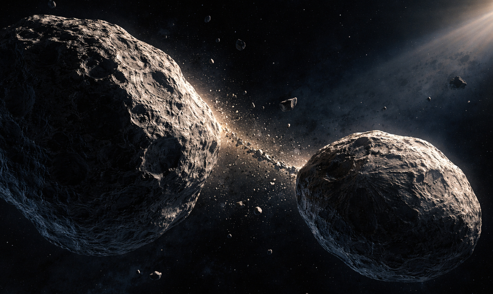 Asteroidy si hádžu kamene: NASA odhalila zvláštny jav