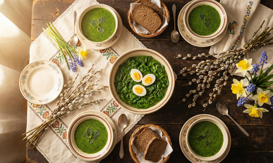 Zelený štvrtok na Slovensku: História, zvyky a recepty zo špenátu a žihľavy