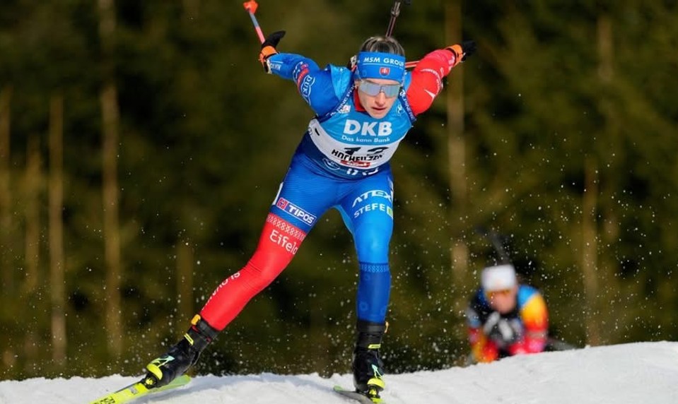 Slovenská ženská biatlonová štafeta SIEDMA