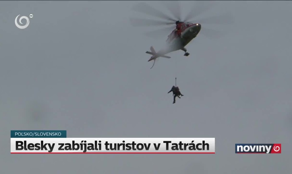 Blesky zabíjali turistov v Tatrách