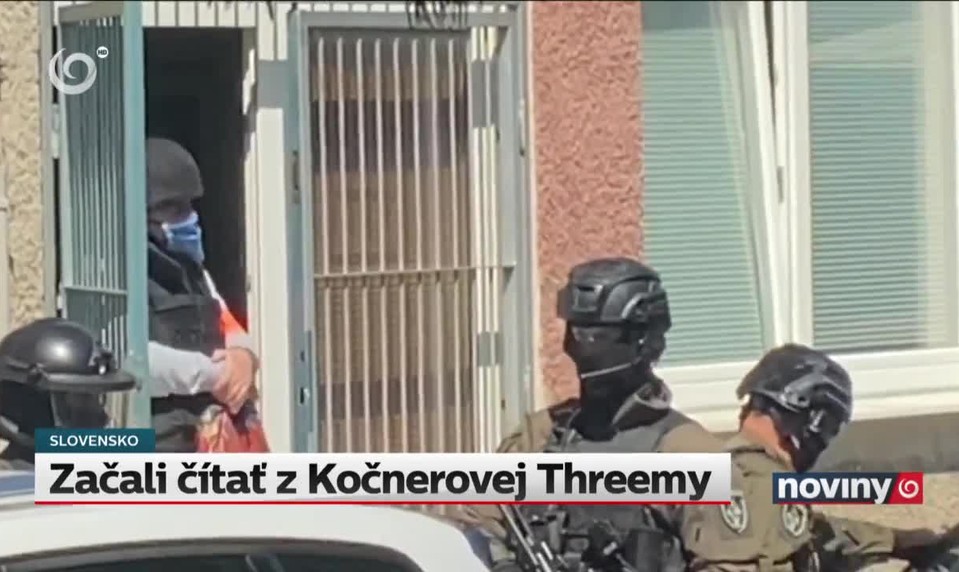 Začali čítať z Kočnerovej Threemy