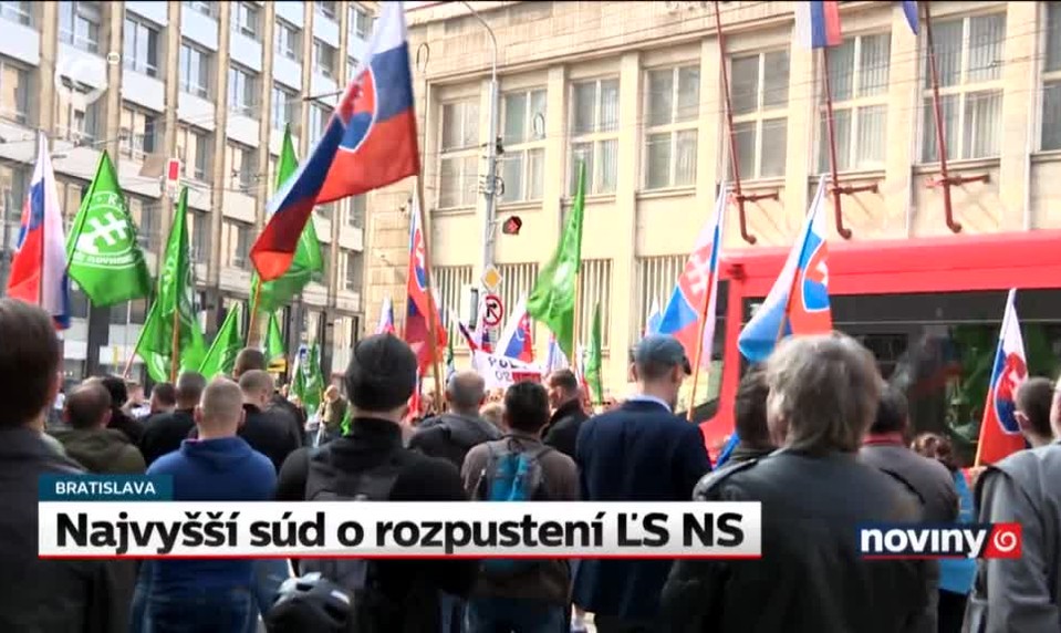 Najvyšší súd o rozpustení ĽSNS