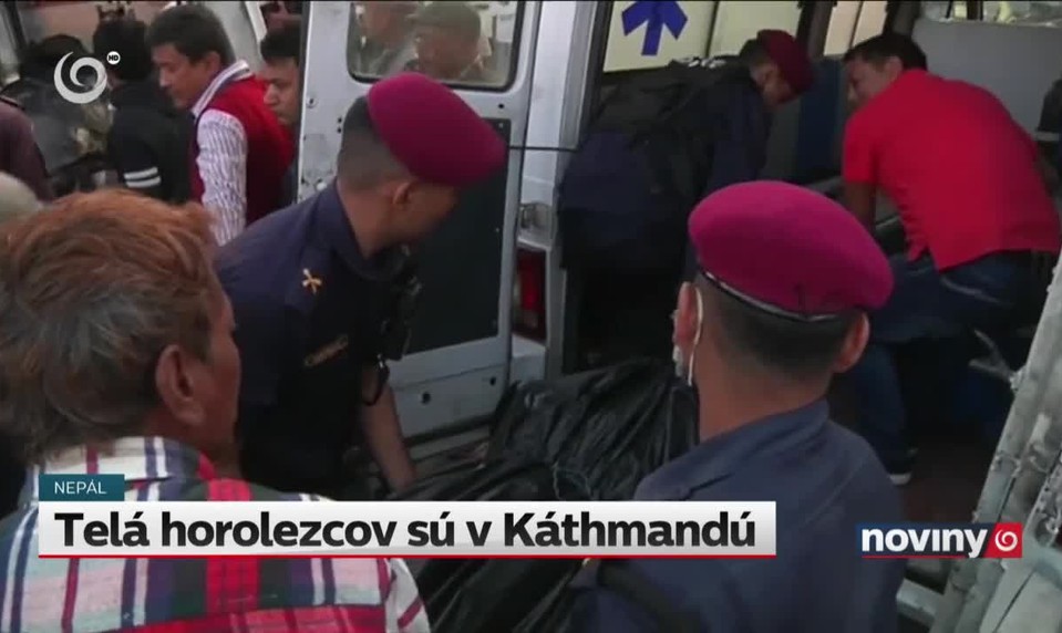 Telá horolezcov sú v Káthmandú