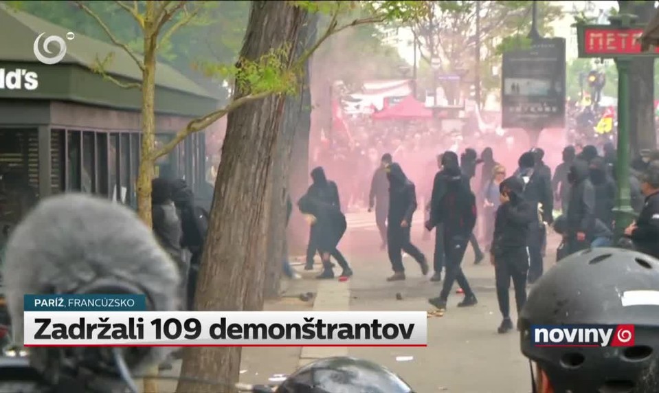 Zadržali 109 demonštrantov