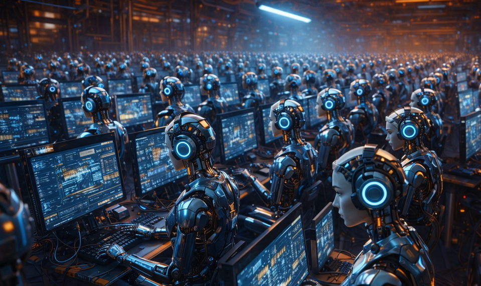 Sociálna sieť, kde ľudia mlčia a stroje sa hádajú