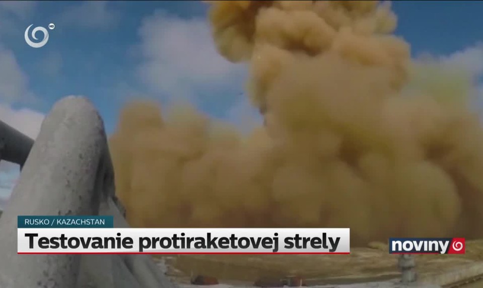 Testovanie protiraketovej strely