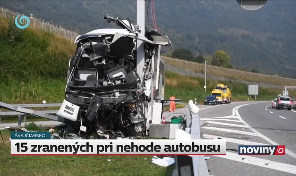 15 zranených pri nehode autobusu