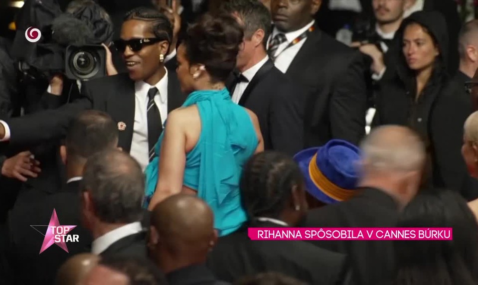 RIHANNA SPÔSOBILA V CANNES BÚRKU