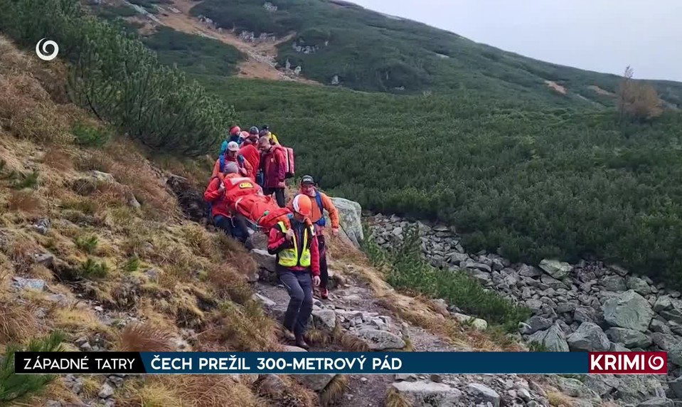 ČECH PREŽIL 300-METROVÝ PÁD
