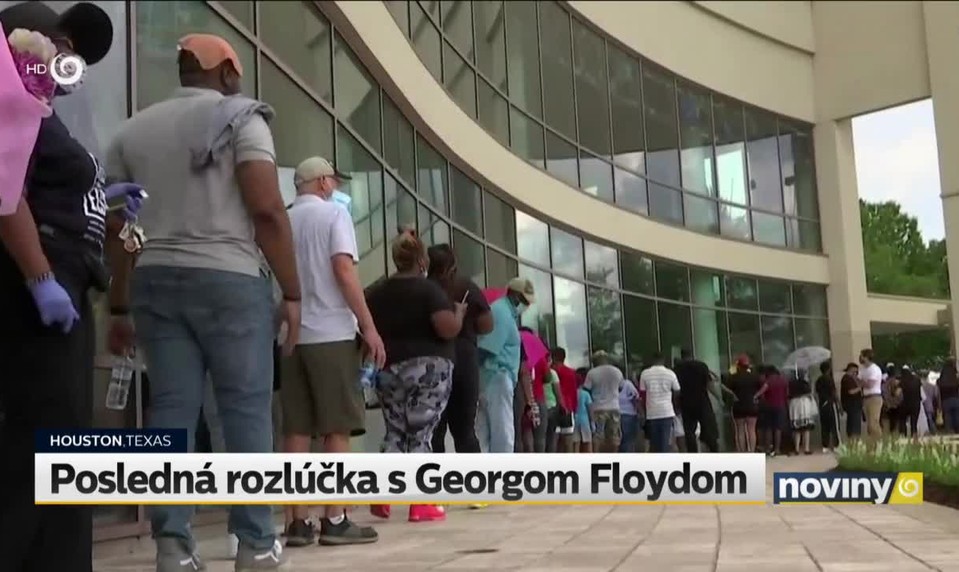 Posledná rozlúčka s Georgom Floydom