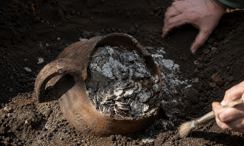 Archeológovia našli pri Moskve 2 600 mincí. Záhada trvá stáročia