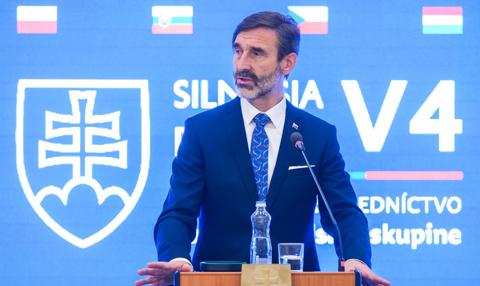 Tlačová beseda Juraja Blanára o predsedníctve vo V4