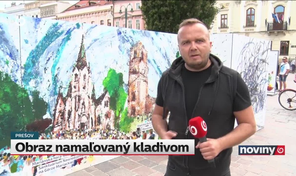 Obraz namaľovaný kladivom