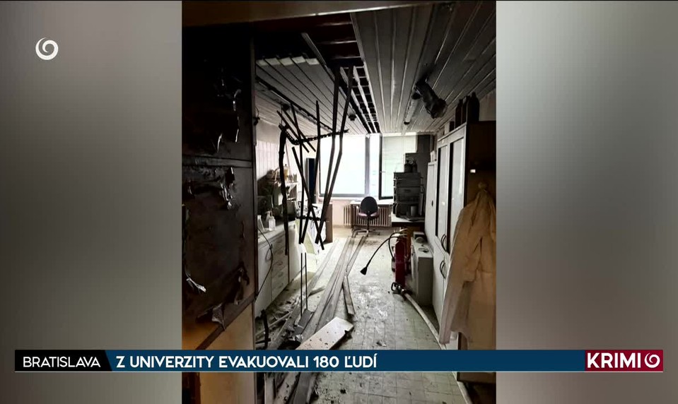 Z UNIVERZITY EVAKUOVALI 180 ĽUDÍ