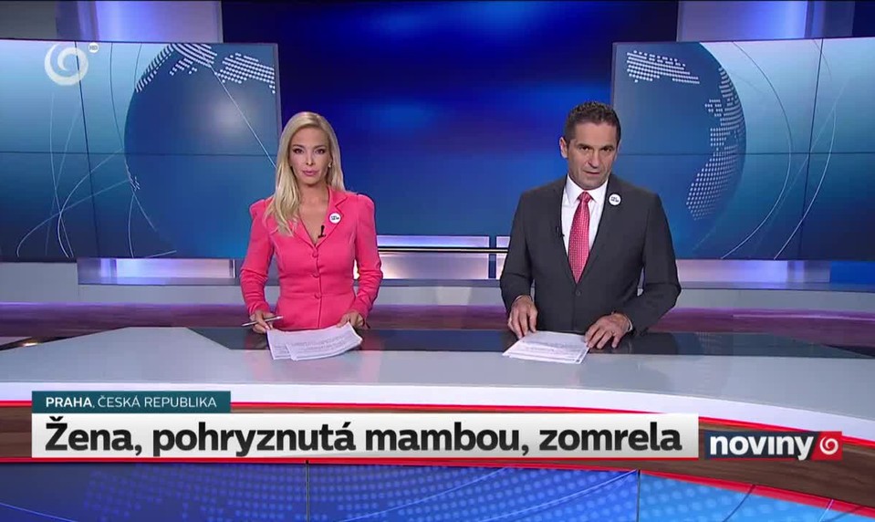 Žena, pohryznutá mambou, zomrela