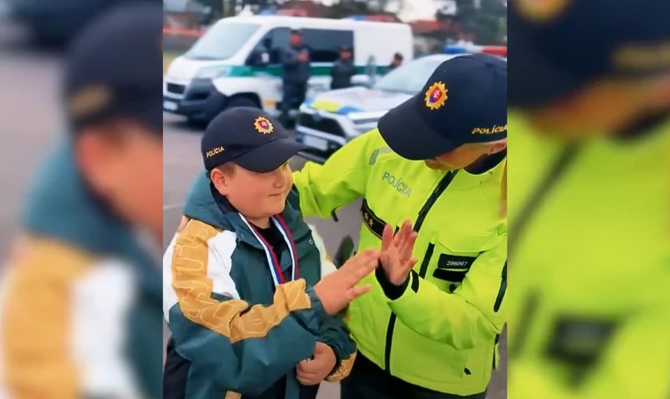 VIDEO: Malý Lukáško sníva o tom, že bude policajtom. Na 8. narodeniny mu splnili jeho najväčšie želanie