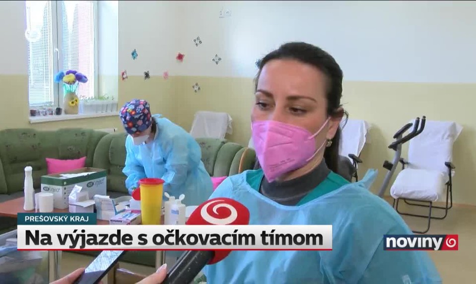 Na výjazde s očkovacím tímom