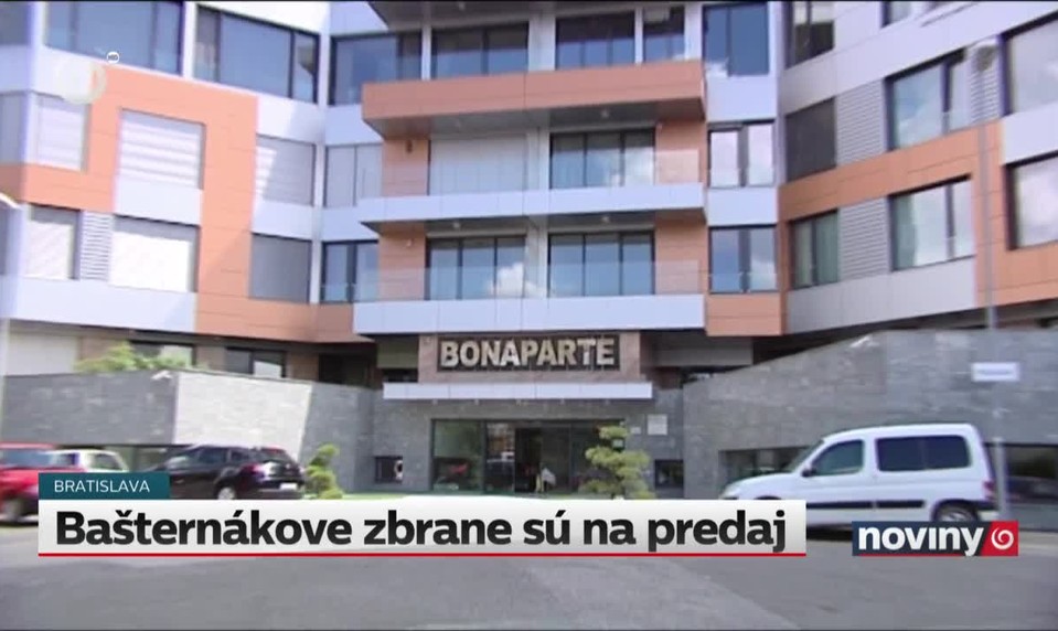 Bašternákove zbrane sú na predaj