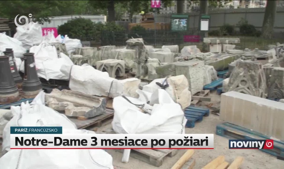 Notre-Dame 3 mesiace po požiari