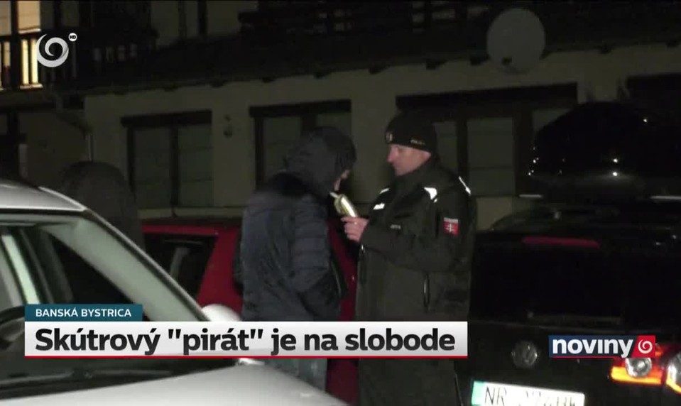 Skútrový "pirát" je na slobode