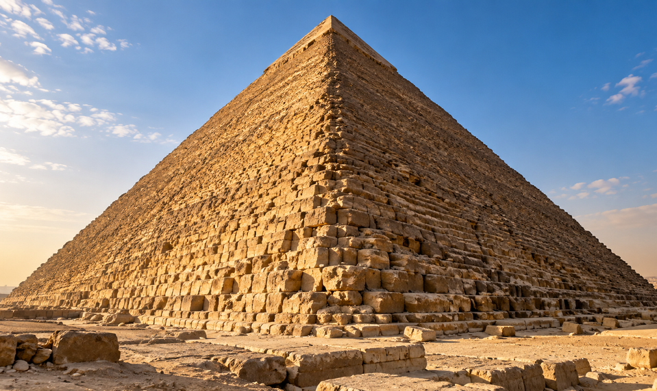 Tajomstvo Veľkej pyramídy v Gíze môže byť v jej múroch