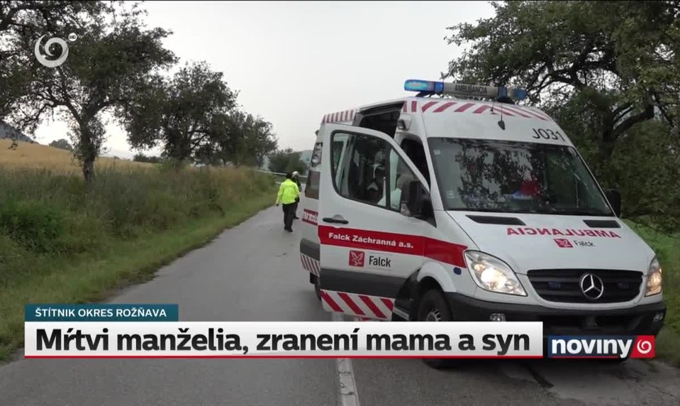 Mŕtvi manželia, zranení mama a syn