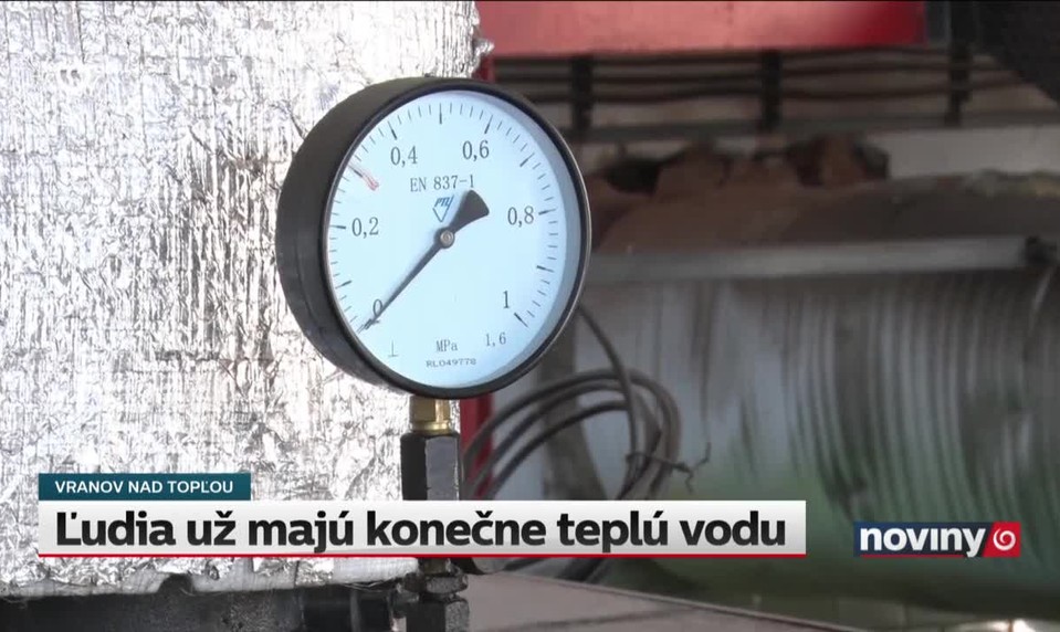 Ľudia už majú konečne teplú vodu