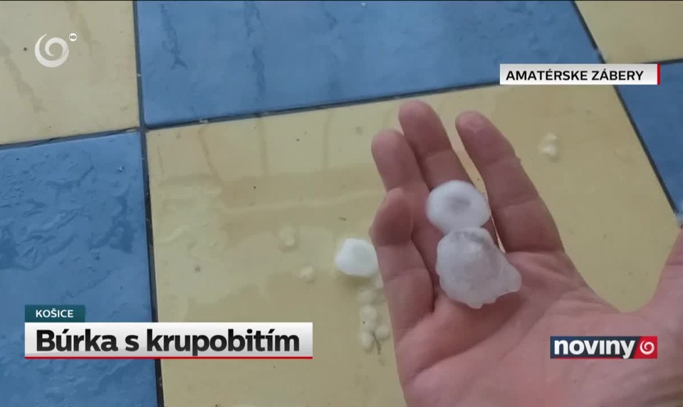 Búrka s krupobitím