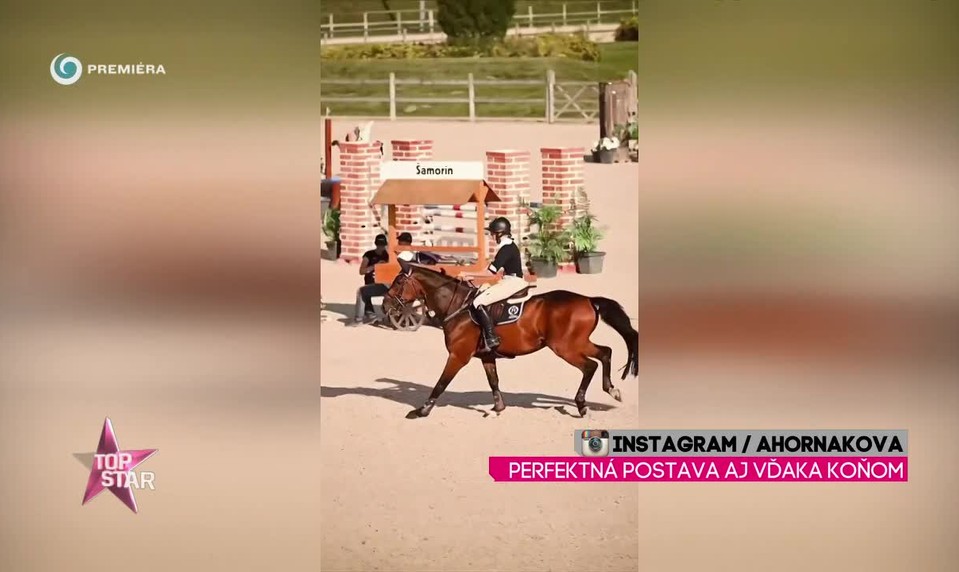 Perfektná postava aj vďaka koňom