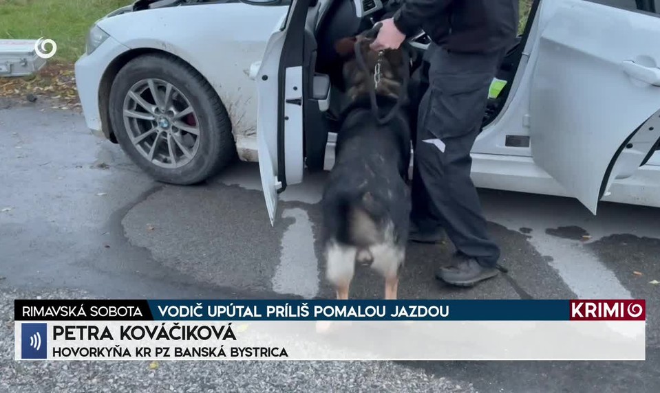 VODIČ UPÚTAL PRÍLIŠ POMALOU JAZDOU