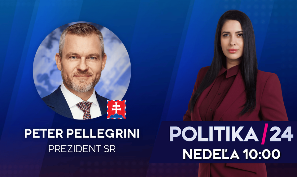 Pozvanie do diskusnej relácie Politika 24 prijal prezident Peter Pellegrini
