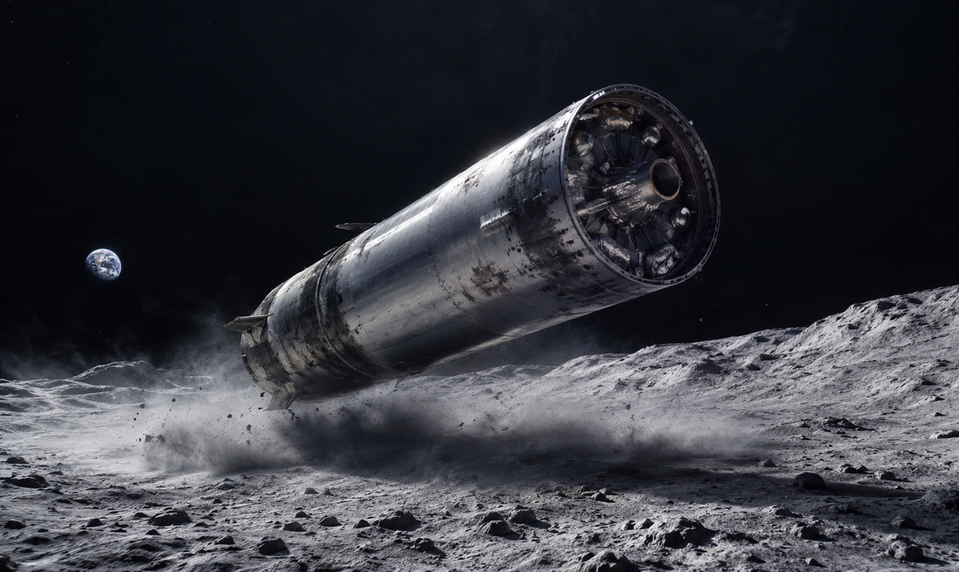 Kus rakety SpaceX narazí do Mesiaca: Vedci sa tešia na oblak prachu