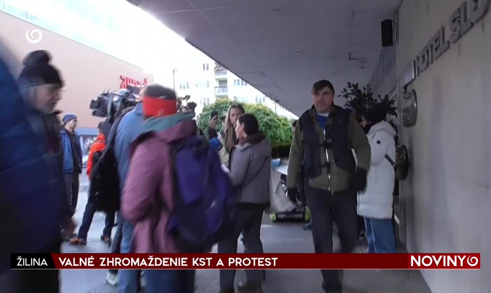 VALNÉ ZHROMAŽDENIE KST A PROTEST