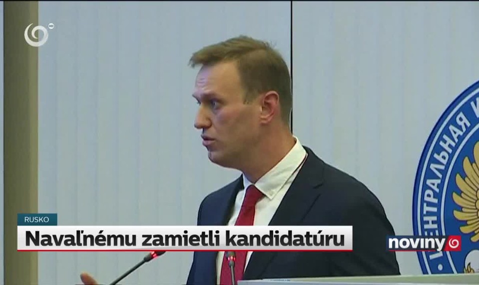 Navaľnému zamietli kandidatúru
