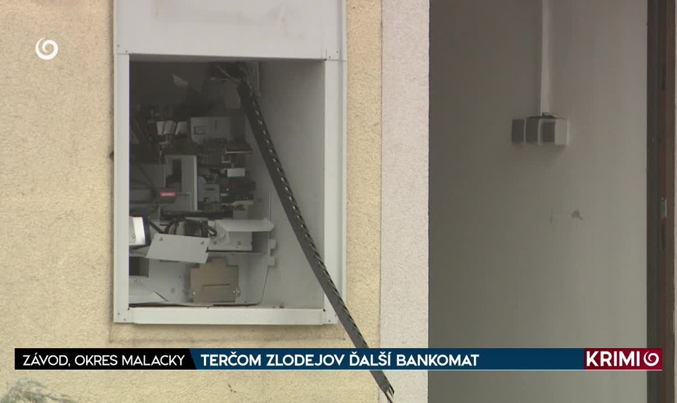 TERČOM ZLODEJOV ĎALŠÍ BANKOMAT