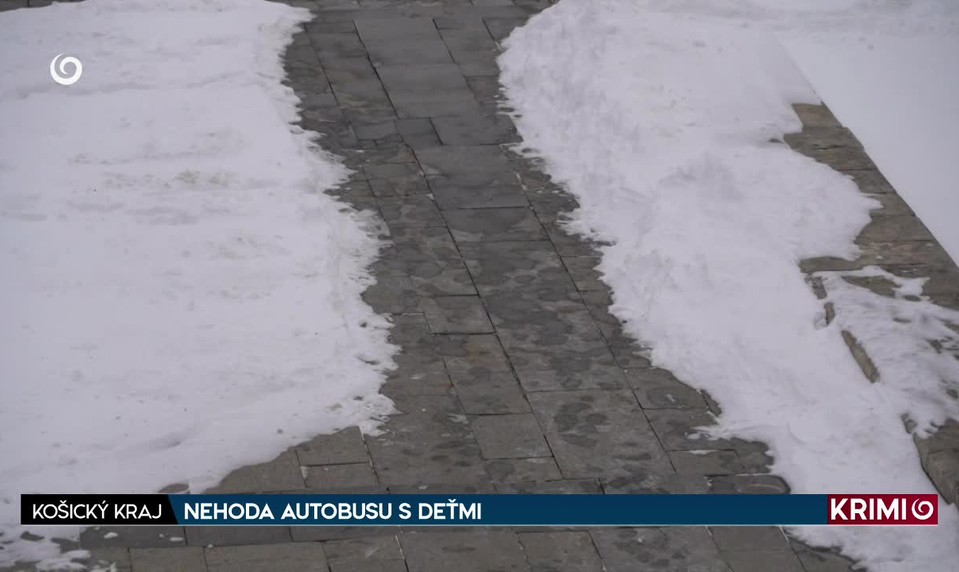 NEHODA AUTOBUSU S DEŤMI