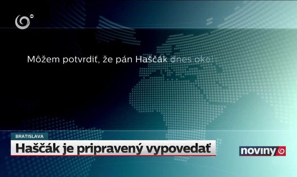 Haščák je pripravený vypovedať