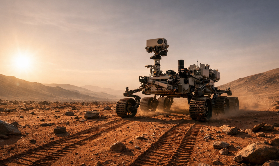 Umelá inteligencia navigovala rover na Marse: Takto to dopadlo