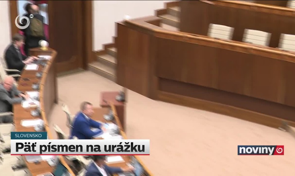 Päť písmen na urážku