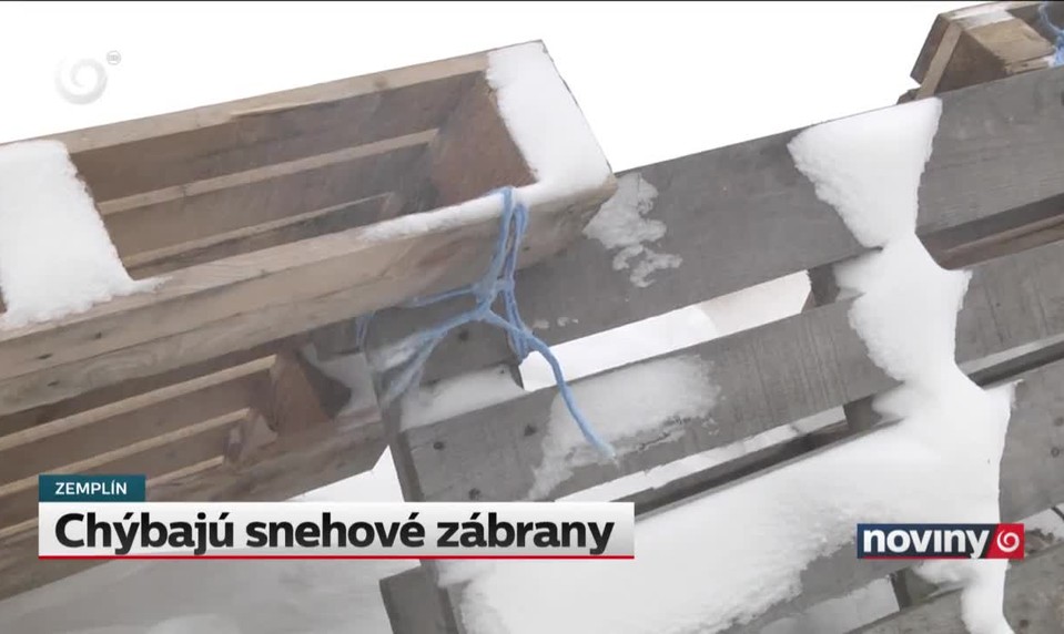 Chýbajú snehové zábrany